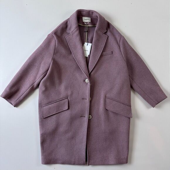 ISABEL MARANT Jackets & Blazers - Isabel Marant Etoile Wool Blend Cocoon Size 38 Light Pink Manteau Limi Coat